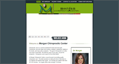 Desktop Screenshot of morganchiropracticcenter.com