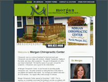 Tablet Screenshot of morganchiropracticcenter.com